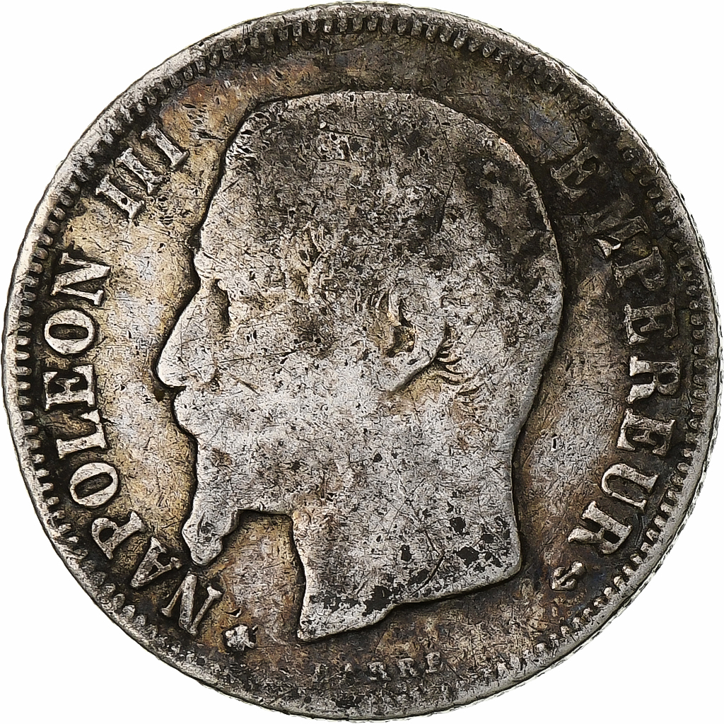 France, Franc, Napoléon III, 1860, Paris, Silver, , Gadoury:460
