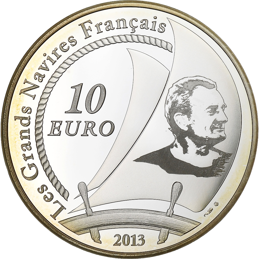 France, 10 Euro, Monnaie de Paris, Grands Navires Français - Pen Duick, Proof