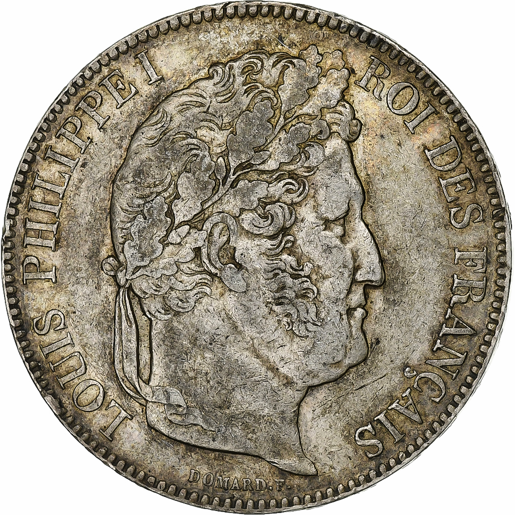 France, 5 Francs, Louis-Philippe, 1843, Lille, Silver, , Gadoury:678