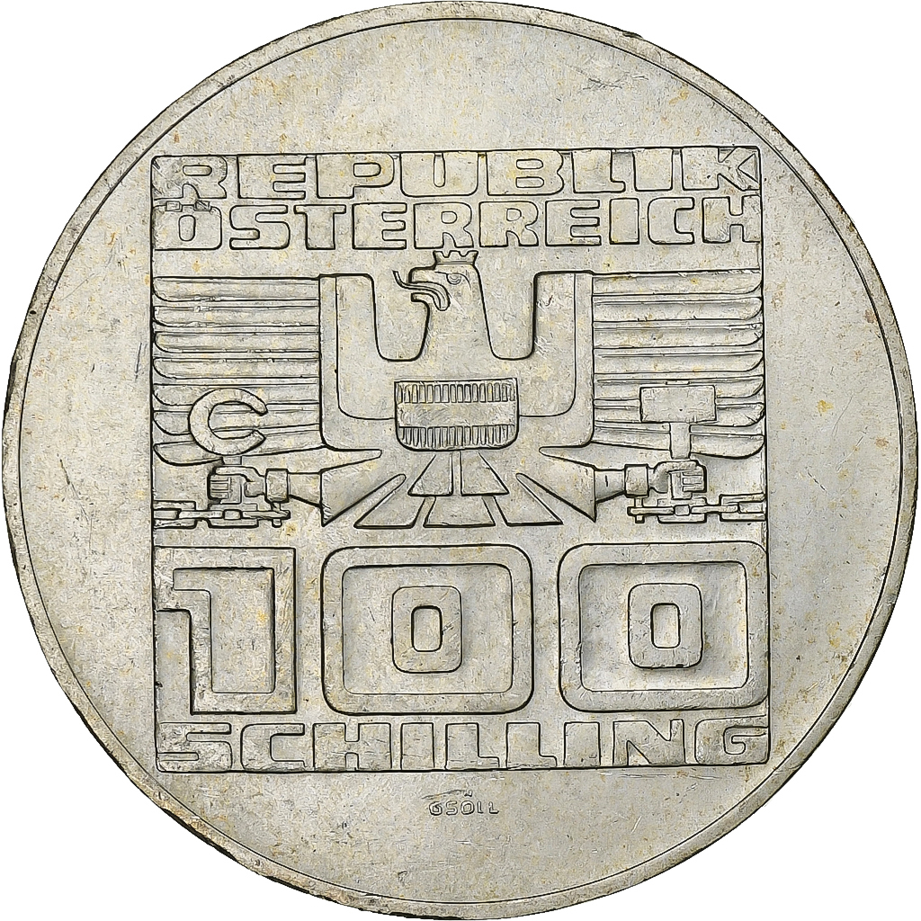 Austria, 100 Schilling, 1976, Silver, , KM:2931