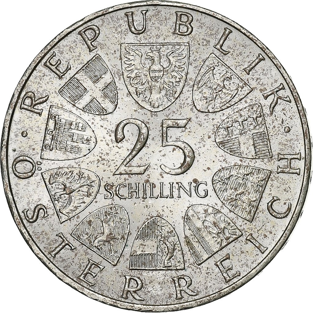 Austria, 25 Schilling, 1971, Silver, , KM:2910