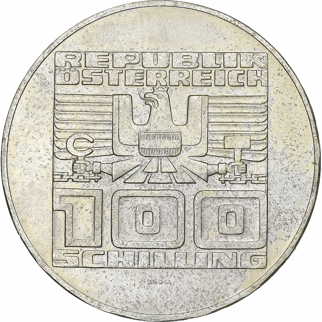 Austria, 100 Schilling, 1975, Vienna, Silver, , KM:2924