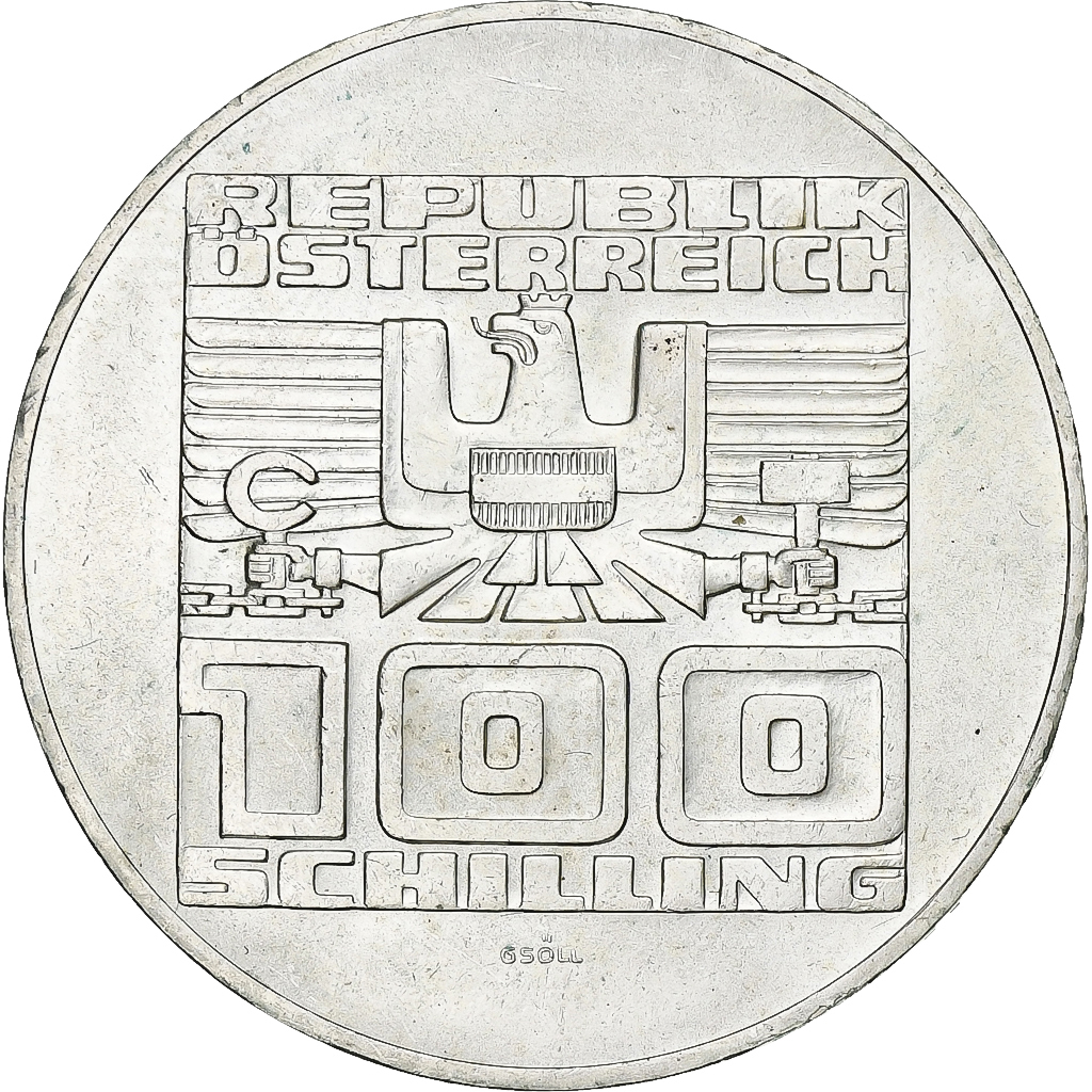 Austria, 100 Schilling, 1975, Vienna, Silver, , KM:2924