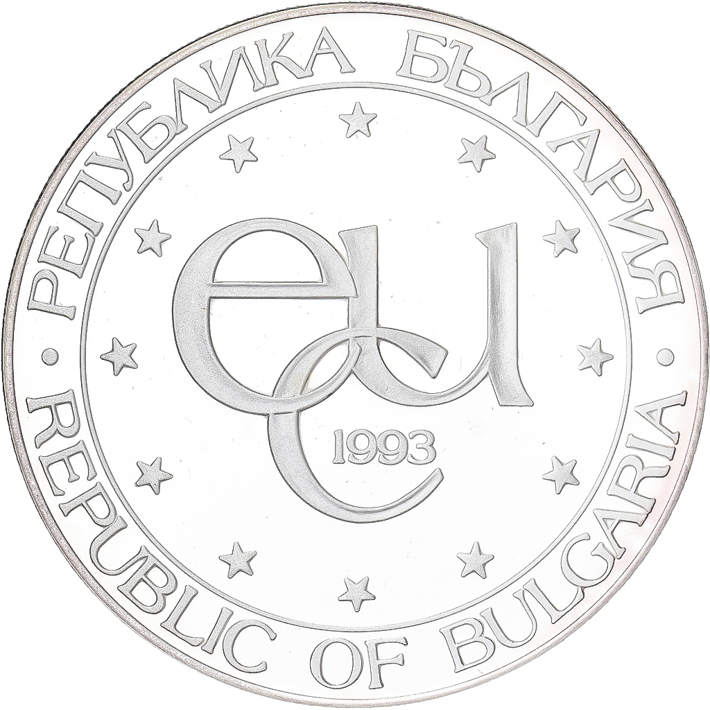 Bulgaria, 500 Leva, 1993, Proof, Silver, MS, KM:206