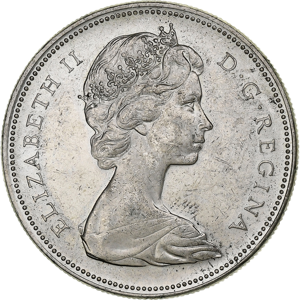 Canada, Elizabeth II, Dollar, 1966, Royal Canadian Mint, Silver, 