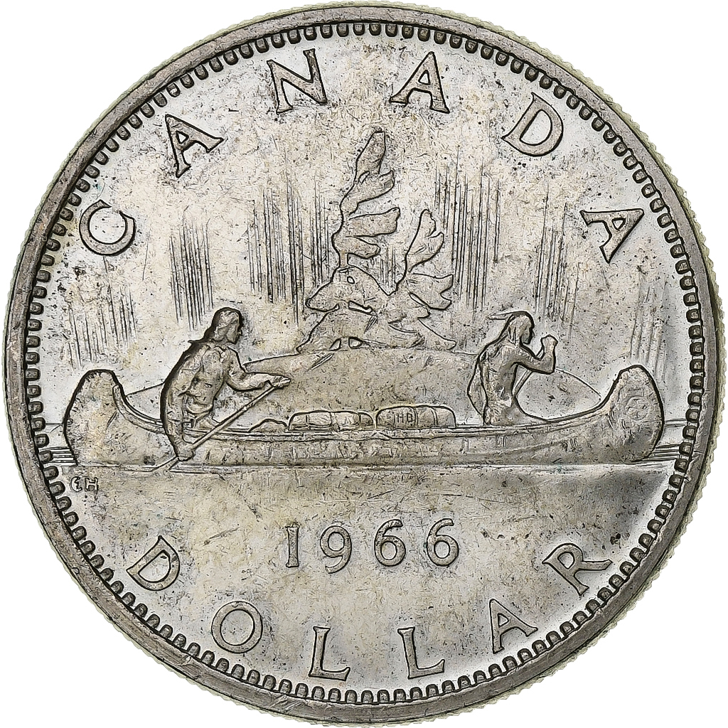 Canada, Elizabeth II, Dollar, 1966, Royal Canadian Mint, Silver, 