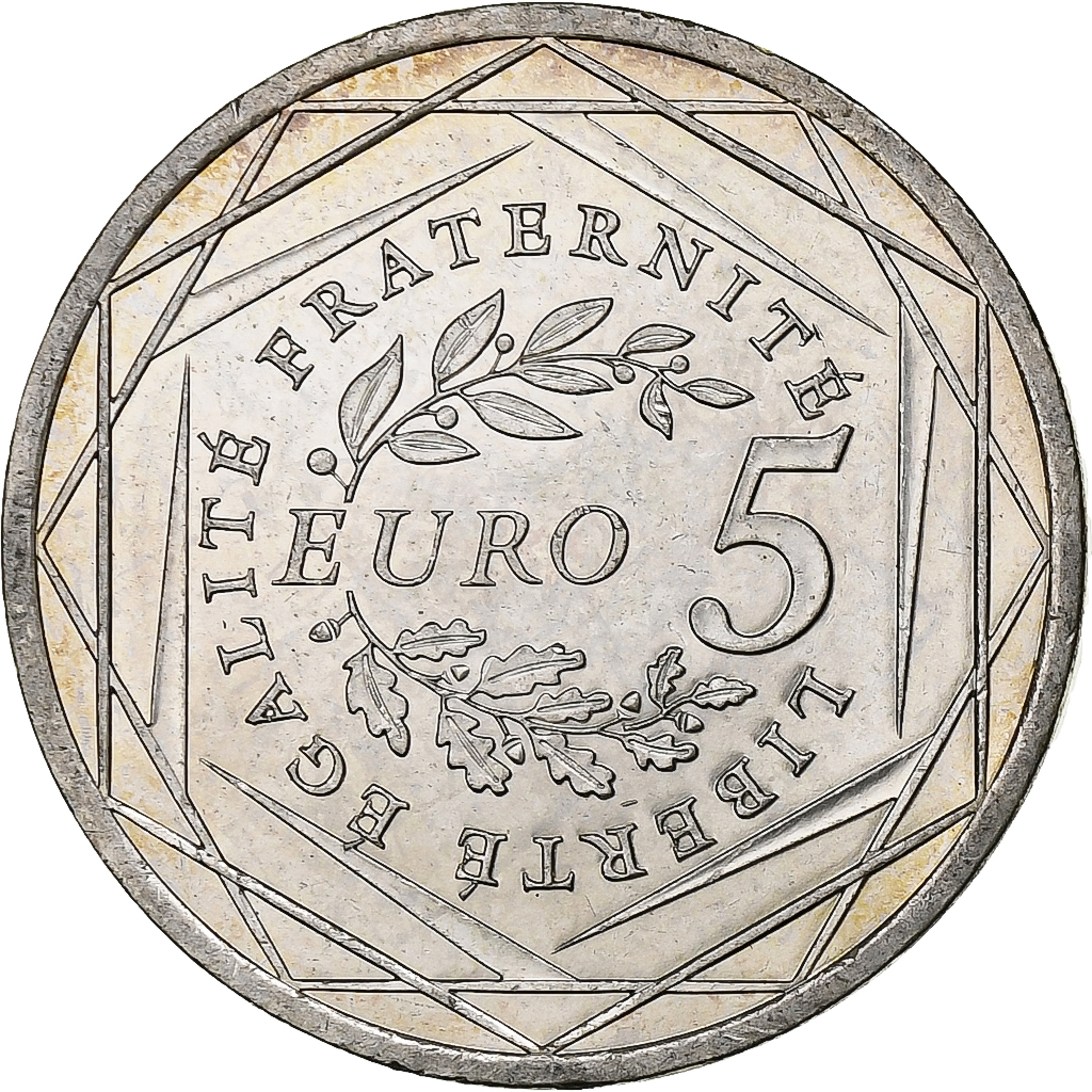 Frankreich, 5 Euro, 2008, Silber, VZ+, Gadoury:EU287, KM:1534