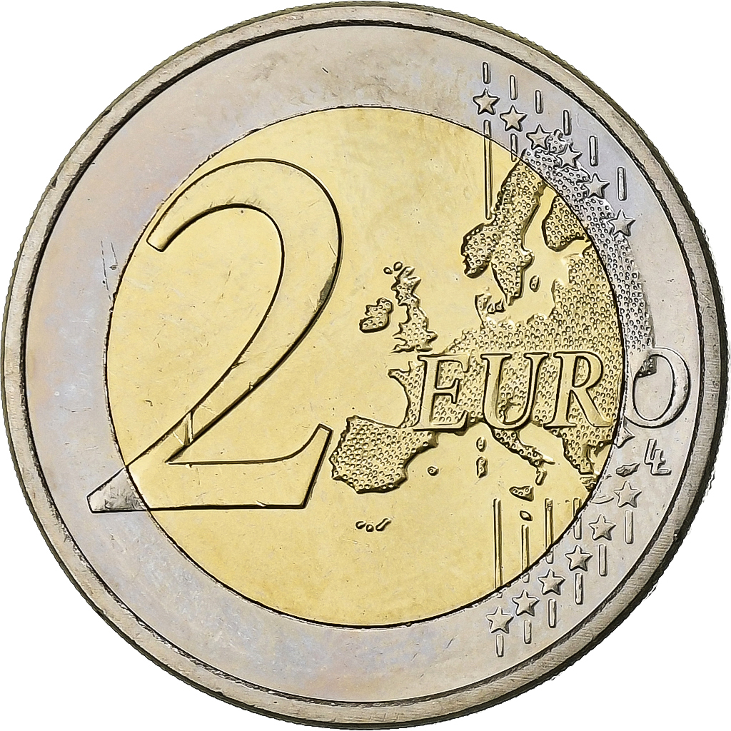 Luxembourg, 2 Euro, Henri I National Anthem, 2013, Utrecht, Bi-Metallic, MS(63)