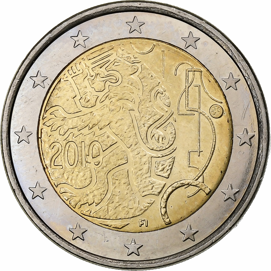 Finnland, 2 Euro, Rahapaja - Mark, 2010, Vantaa, Bi-Metallic, UNZ