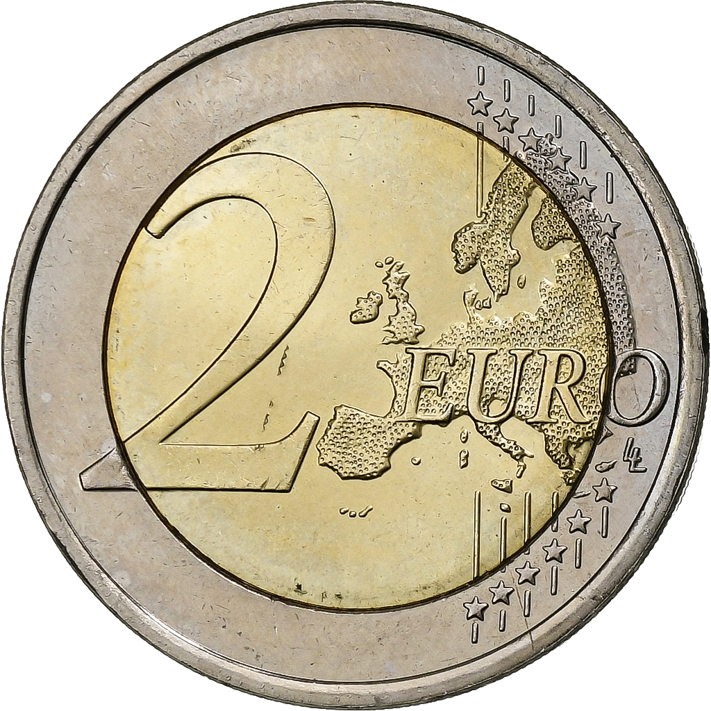 Finland, 2 Euro, Helene Schjerfbeck, 2012, Vantaa, Bi-Metallic, 