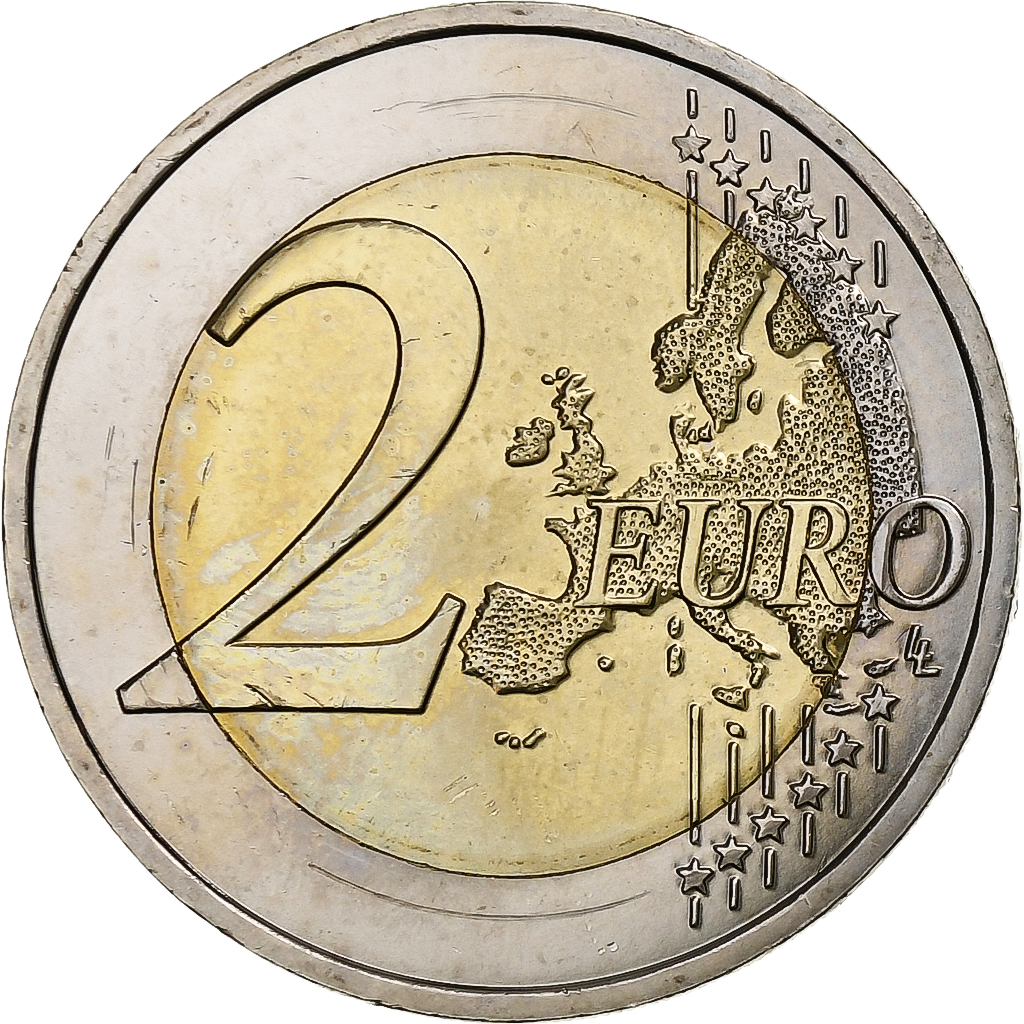 Frankreich, 2 Euro, Peace, 2015, Paris, Bi-Metallic, UNZ