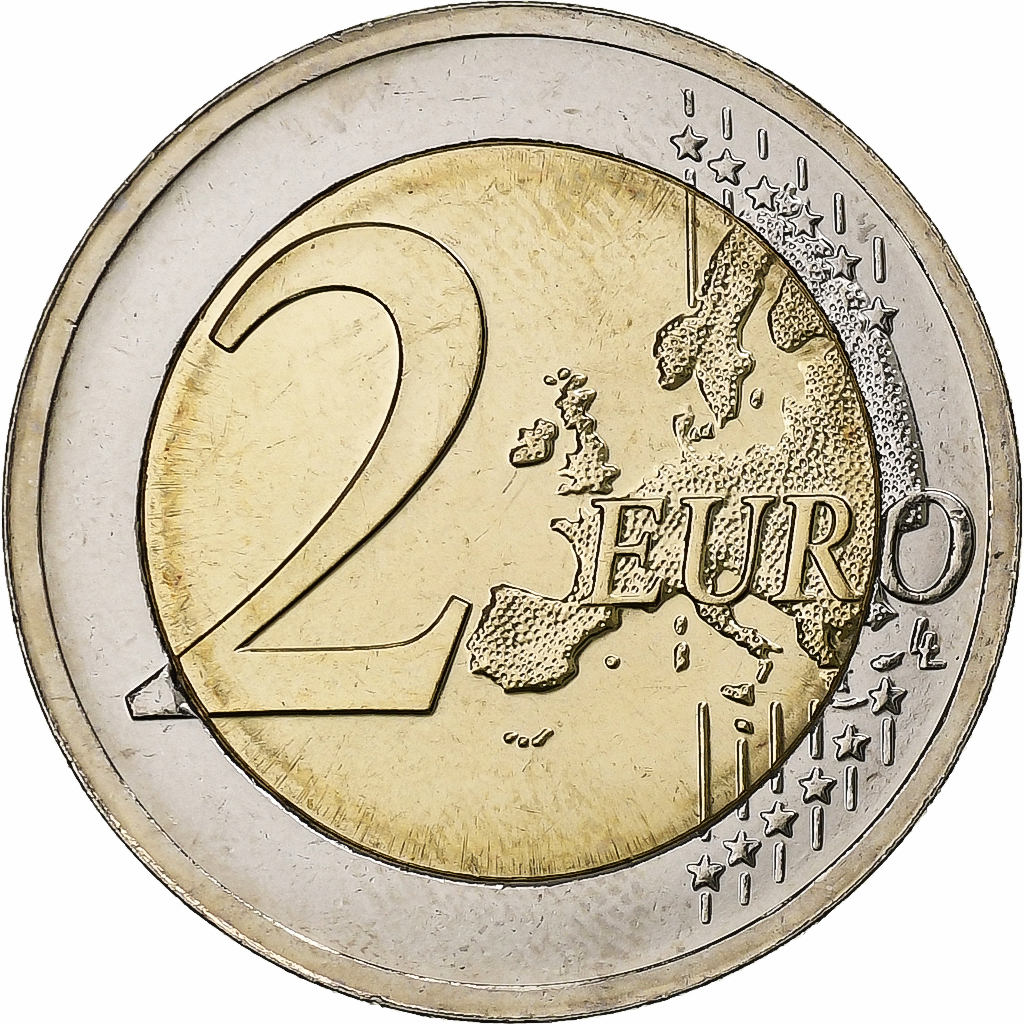 Estonia, 2 Euro, Independence of Estonia, 2018, Vilnius, Bi-Metallic, 