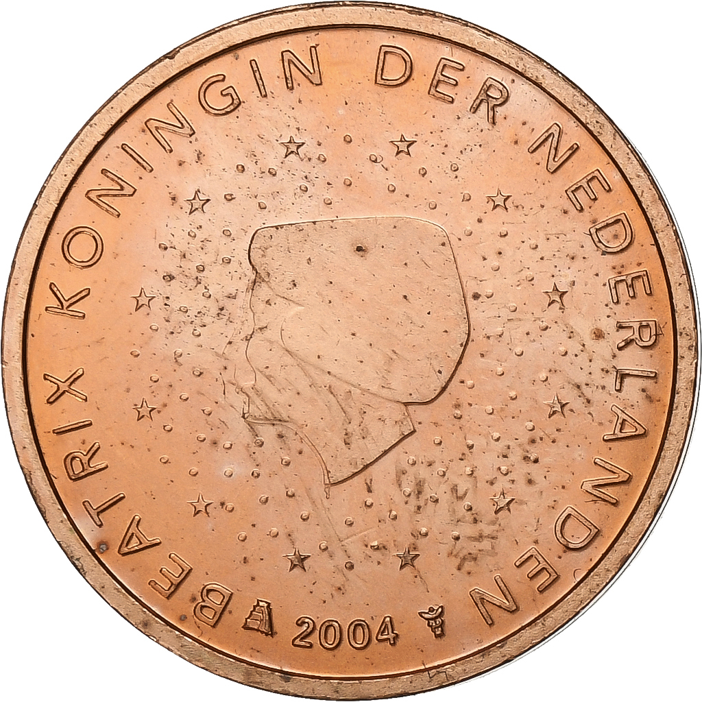 Niederlande, 2 Euro Cent, 2004, Utrecht, Copper Plated Steel, UNZ