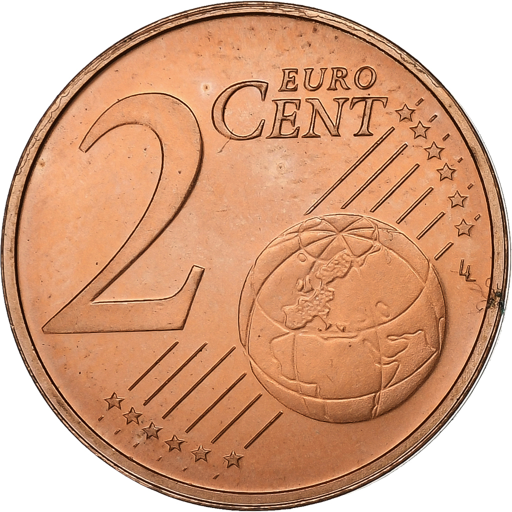 Niederlande, 2 Euro Cent, 2004, Utrecht, Copper Plated Steel, UNZ