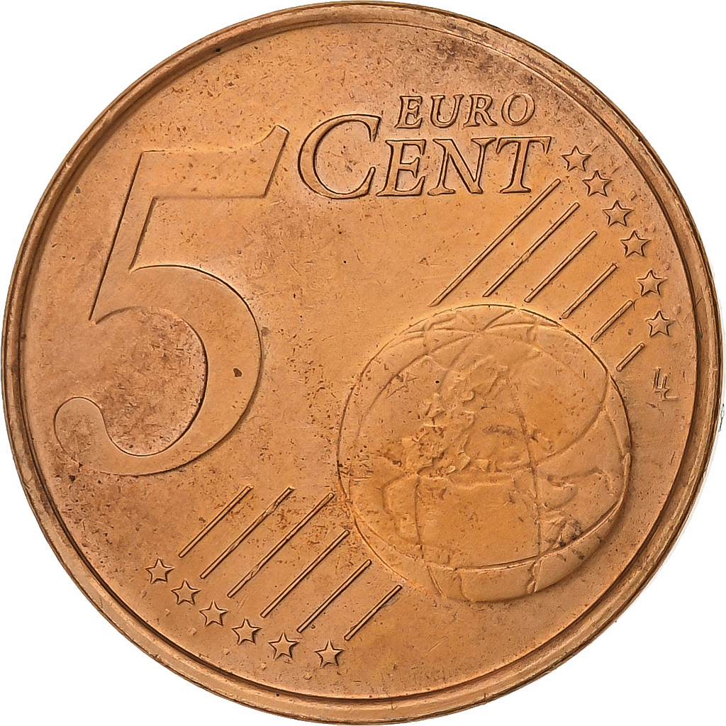 Netherlands, 5 Euro Cent, 1999, Utrecht, Copper Plated Steel, 
