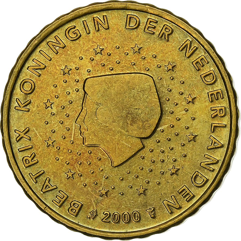 Niederlande, 10 Euro Cent, 2000, Utrecht, Copper Plated Steel, UNZ