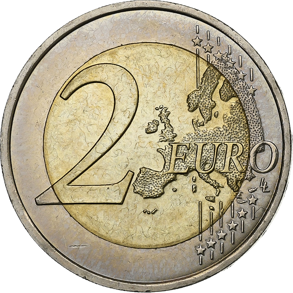 Luxemburg, 2 Euro, 2007, Paris, Bi-Metallic, UNZ