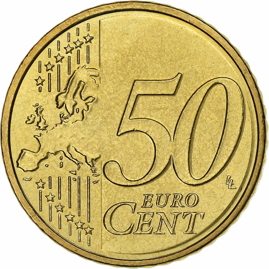 Luxemburg, 50 Euro Cent, 2008, Paris, Nordic gold, UNZ