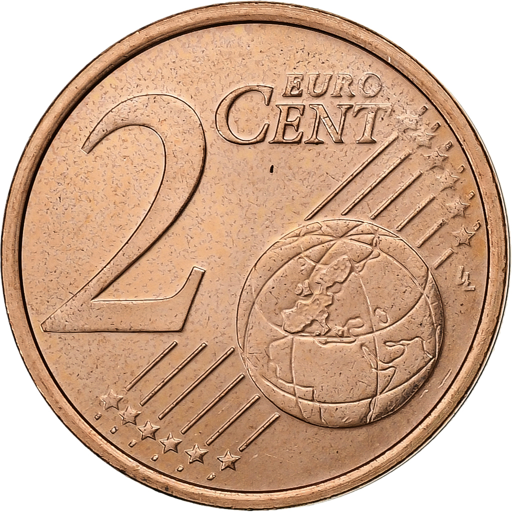 Portugal, 2 Euro Cent, 2008, Lisbon, Copper Plated Steel, UNZ