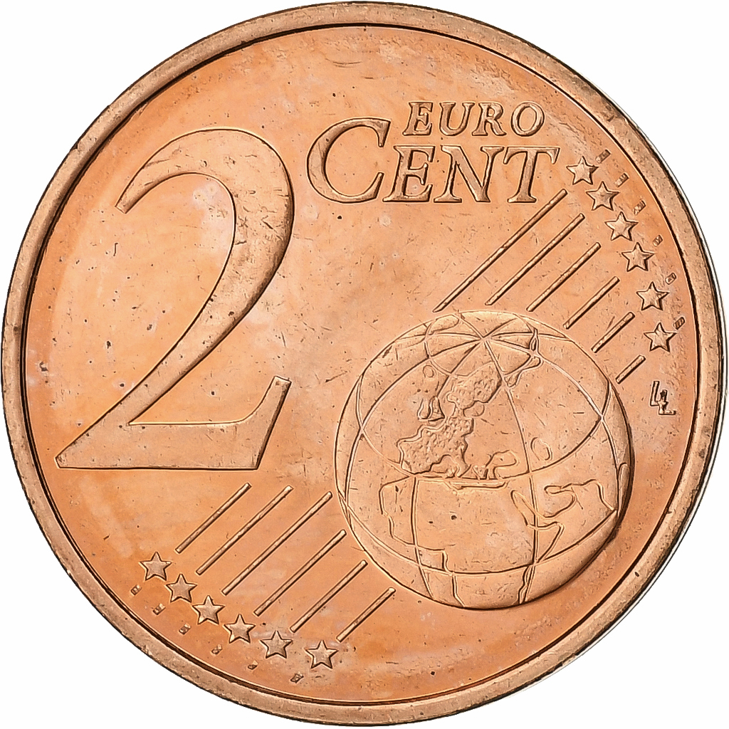 Slowenien, 2 Euro Cent, 2007, Vantaa, Copper Plated Steel, VZ+