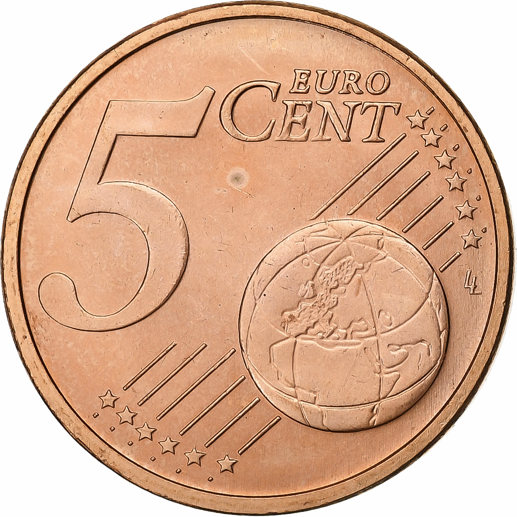 Slovakia, 5 Euro Cent, 2009, Kremnica, Copper Plated Steel, 