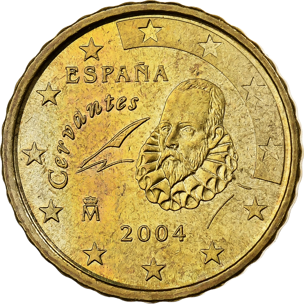 Spanien, 10 Euro Cent, 2004, Madrid, Nordic gold, VZ+