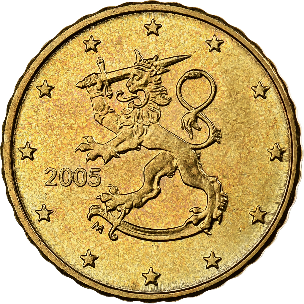 Finnland, 10 Euro Cent, 2005, Vantaa, Nordic gold, VZ+