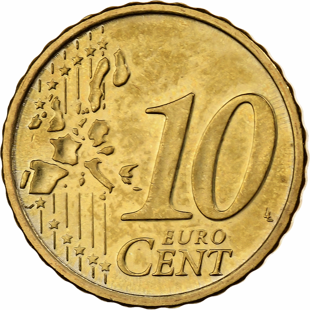 Finnland, 10 Euro Cent, 2005, Vantaa, Nordic gold, VZ+