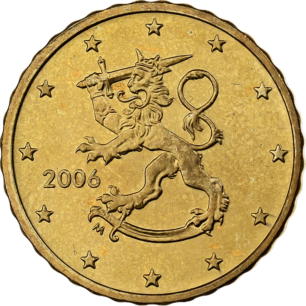 Finnland, 10 Euro Cent, 2006, Vantaa, Nordic gold, VZ+