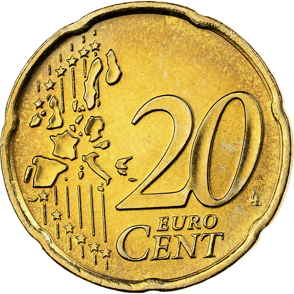 San Marino, 20 Euro Cent, 2005, Rome, Nordic gold, VZ+