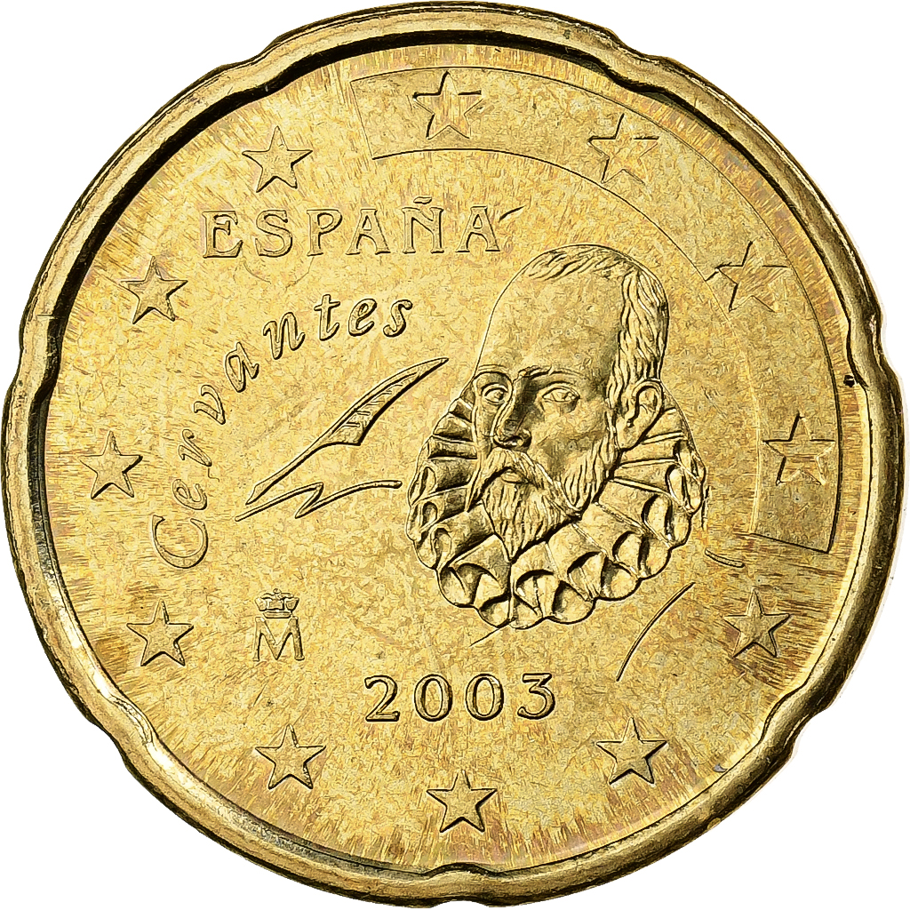 Spanien, 20 Euro Cent, 2003, Madrid, Nordic gold, VZ+