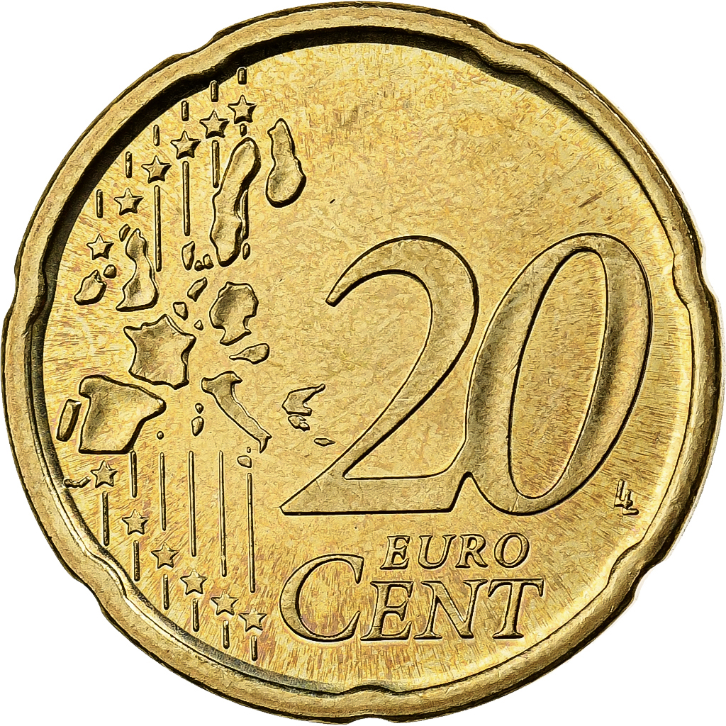 Spanien, 20 Euro Cent, 2003, Madrid, Nordic gold, VZ+