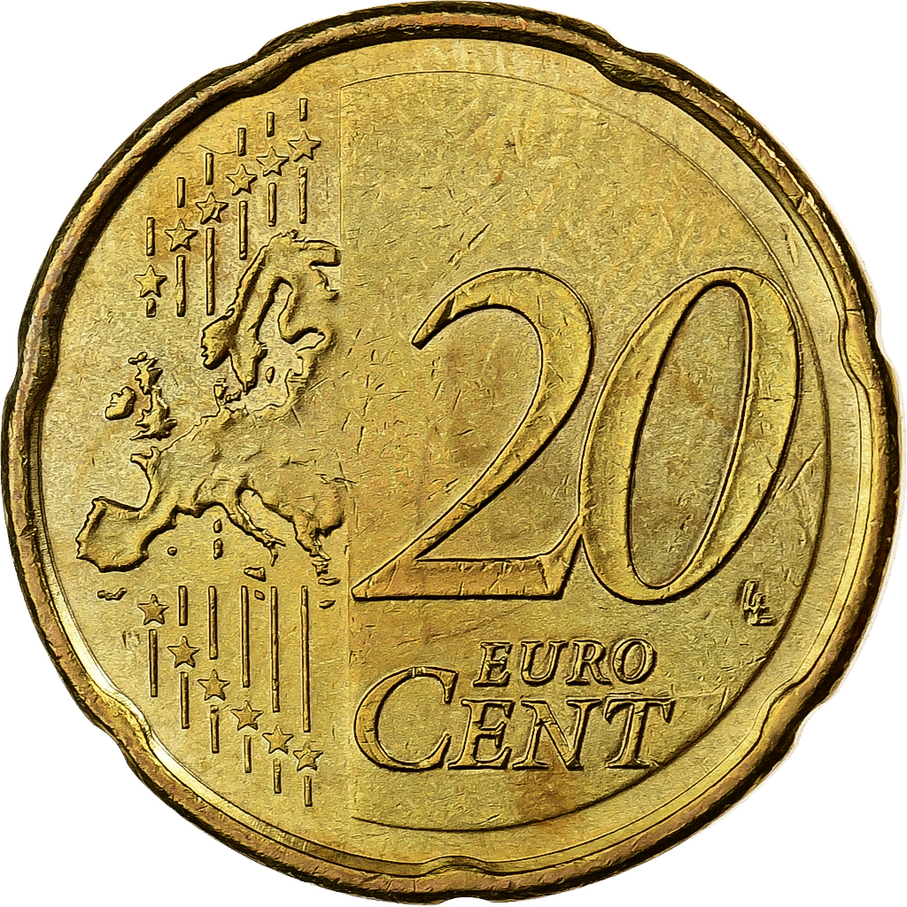 Spanien, 20 Euro Cent, 2007, Madrid, Nordic gold, VZ+