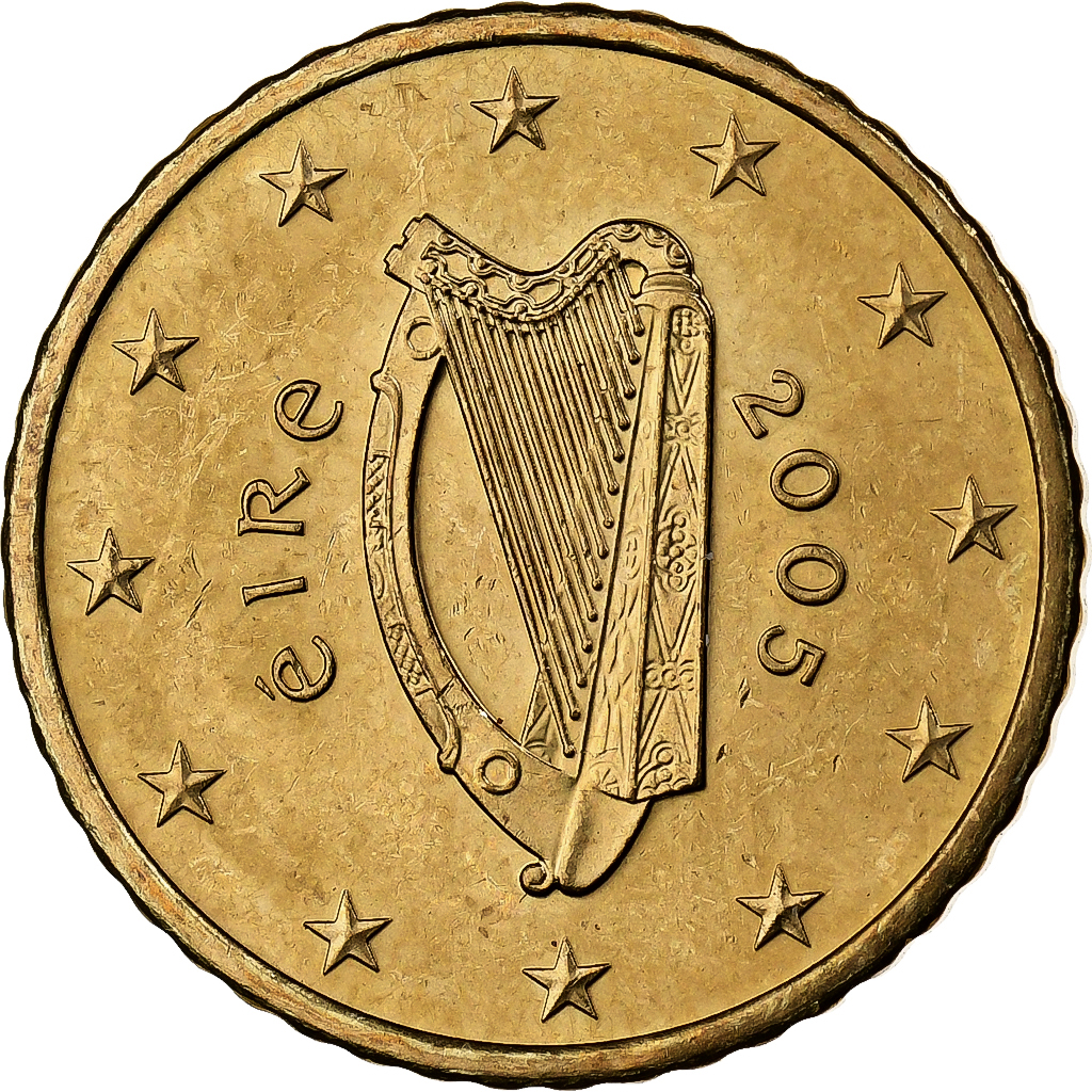 Ireland, 50 Euro Cent, 2005, Dublin, Nordic gold, VZ+