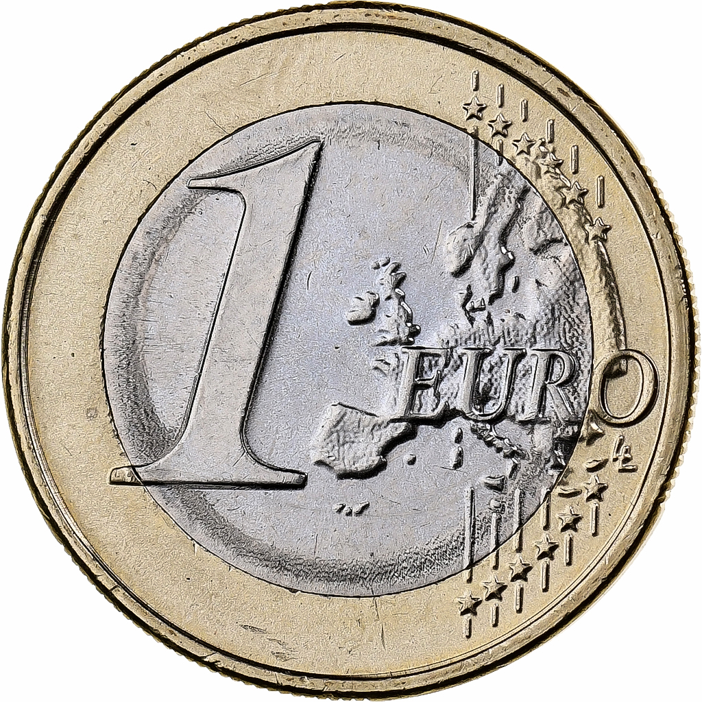 Greece, 1 Euro, 2008, Athens, Bi-Metallic, 