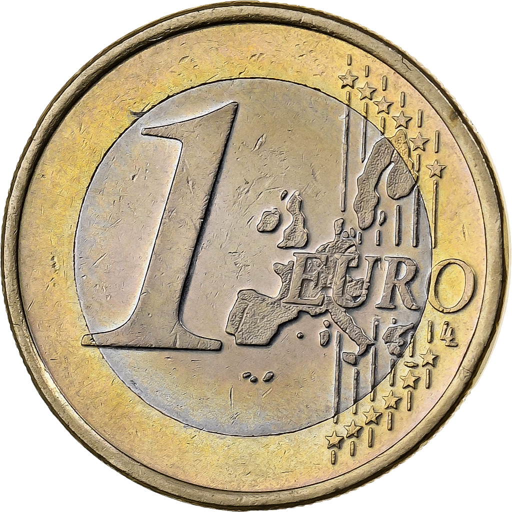 Luxemburg, 1 Euro, 2004, Utrecht, Bi-Metallic, VZ+