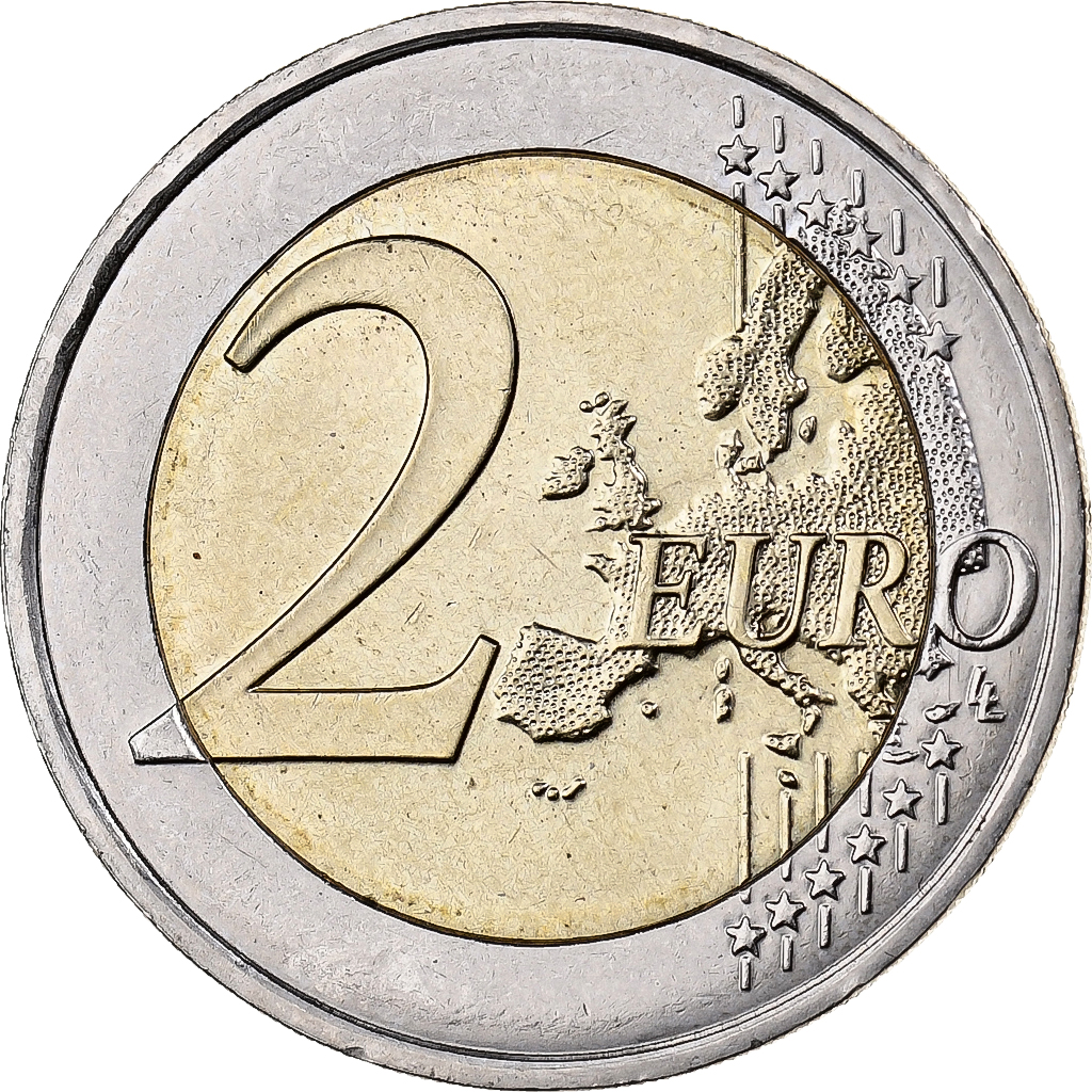 France, 2 Euro, 2013, Paris, Bi-Metallic, MS