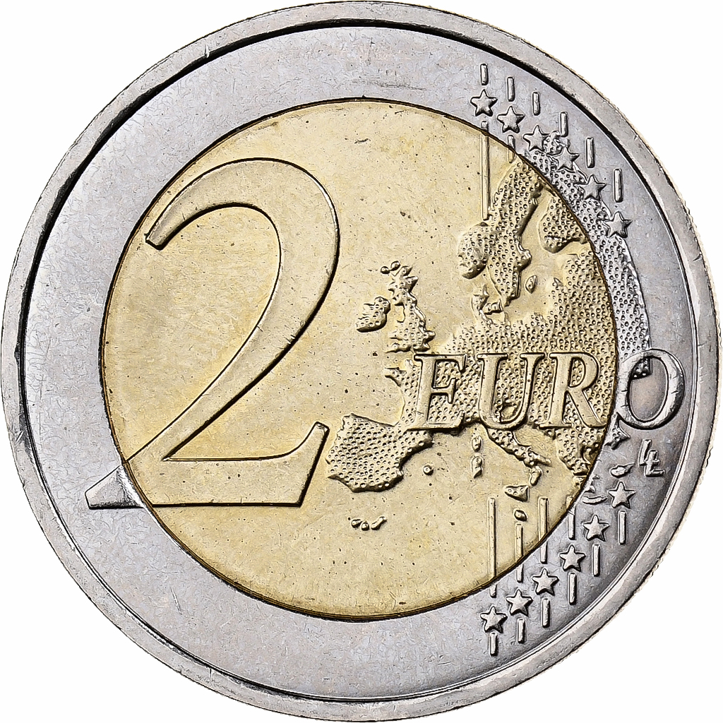 France, 2 Euro, 2012, Paris, Bi-Metallic, 