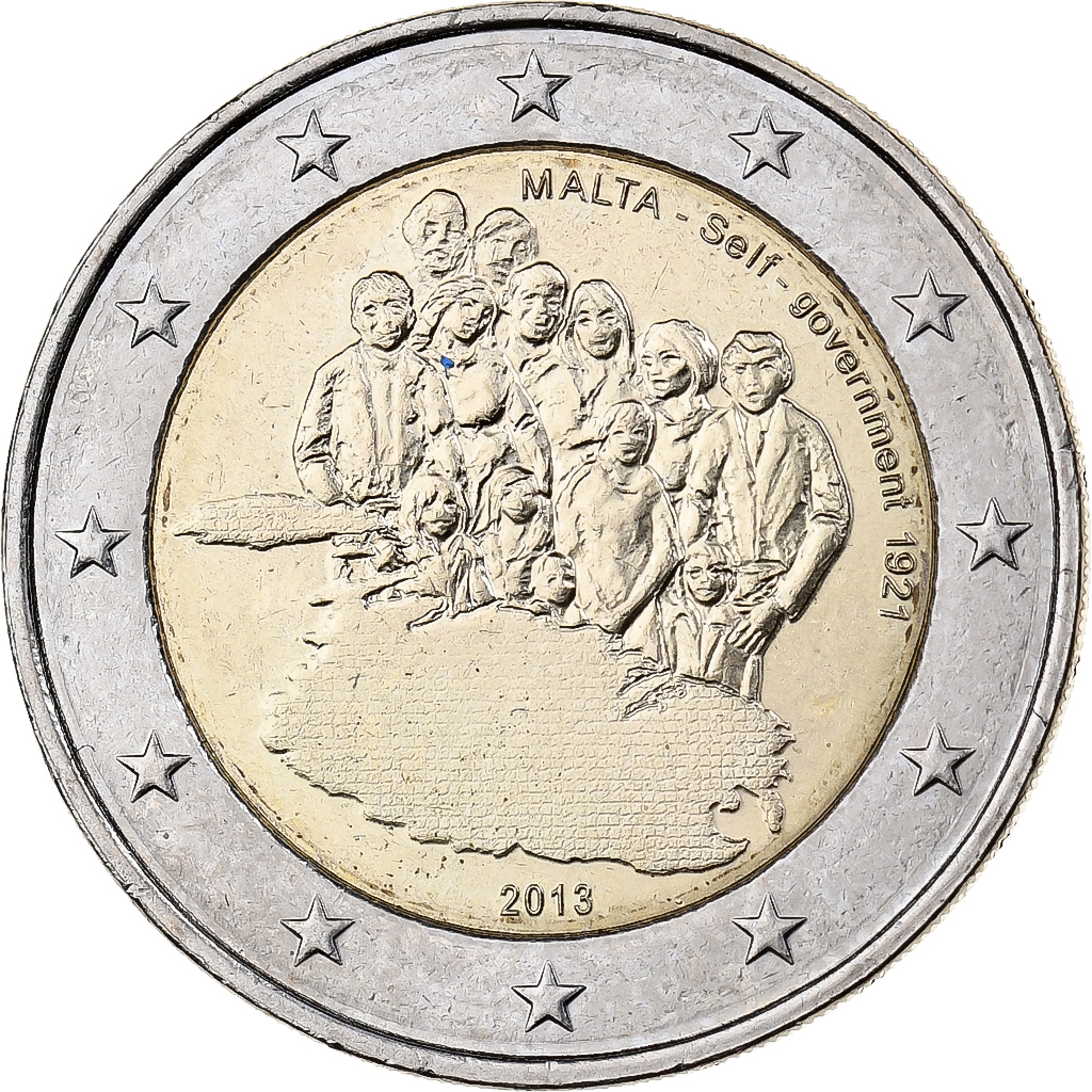 Malta, 2 Euro, 2013, Utrecht, Bi-Metallic, 