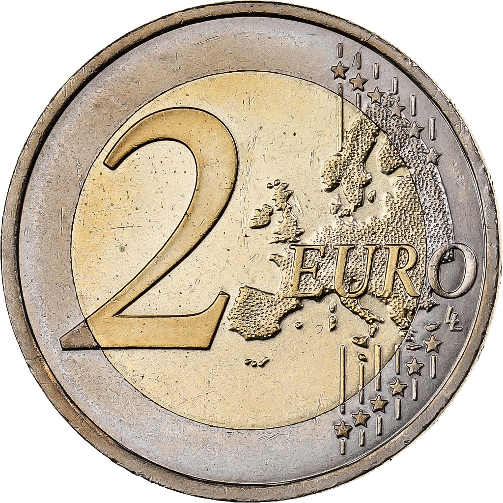 France, 2 Euro, 2007, Paris, Bimétallique, SUP+