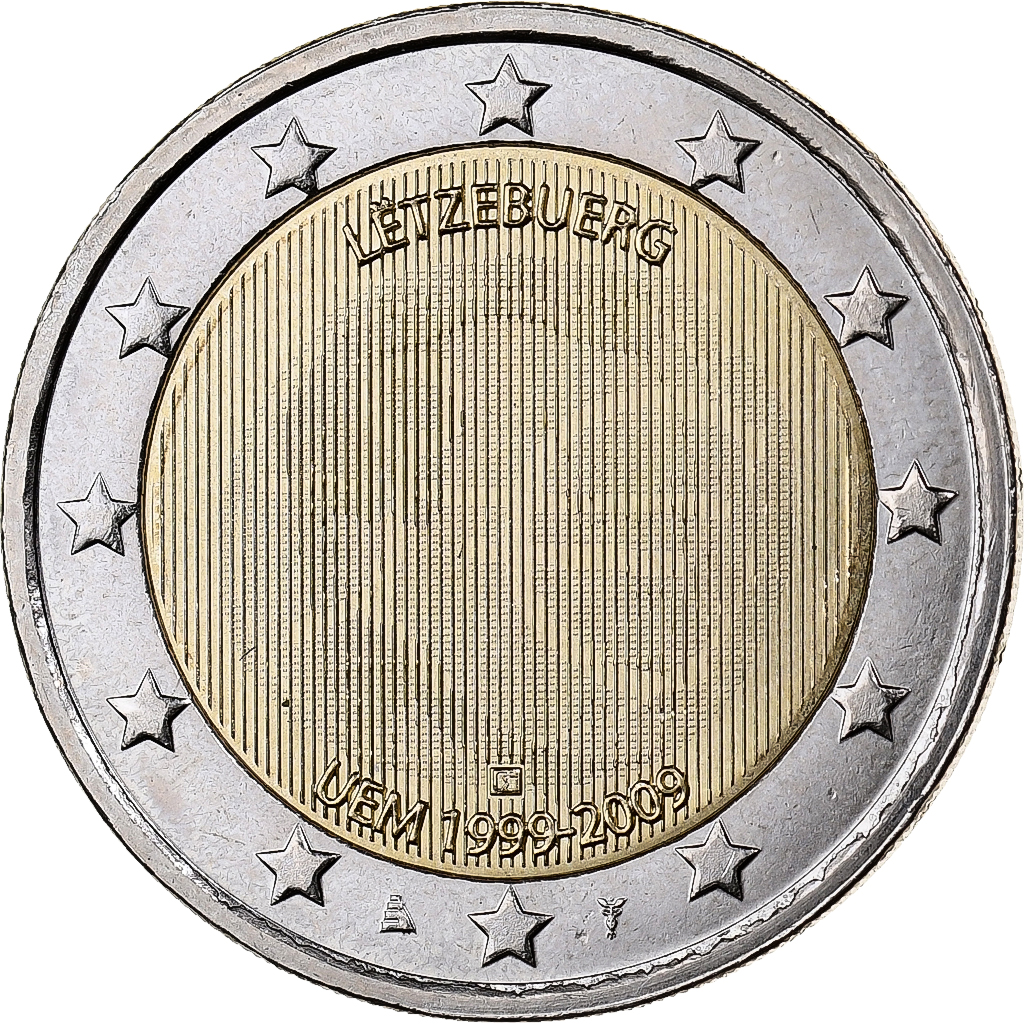 Luxemburg, 2 Euro, 2009, Utrecht, Bi-Metallic, VZ+