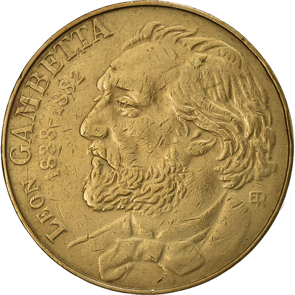 France, 10 Francs, Gambetta, 1982, Paris, Nickel-Bronze, VF, Gadoury:815