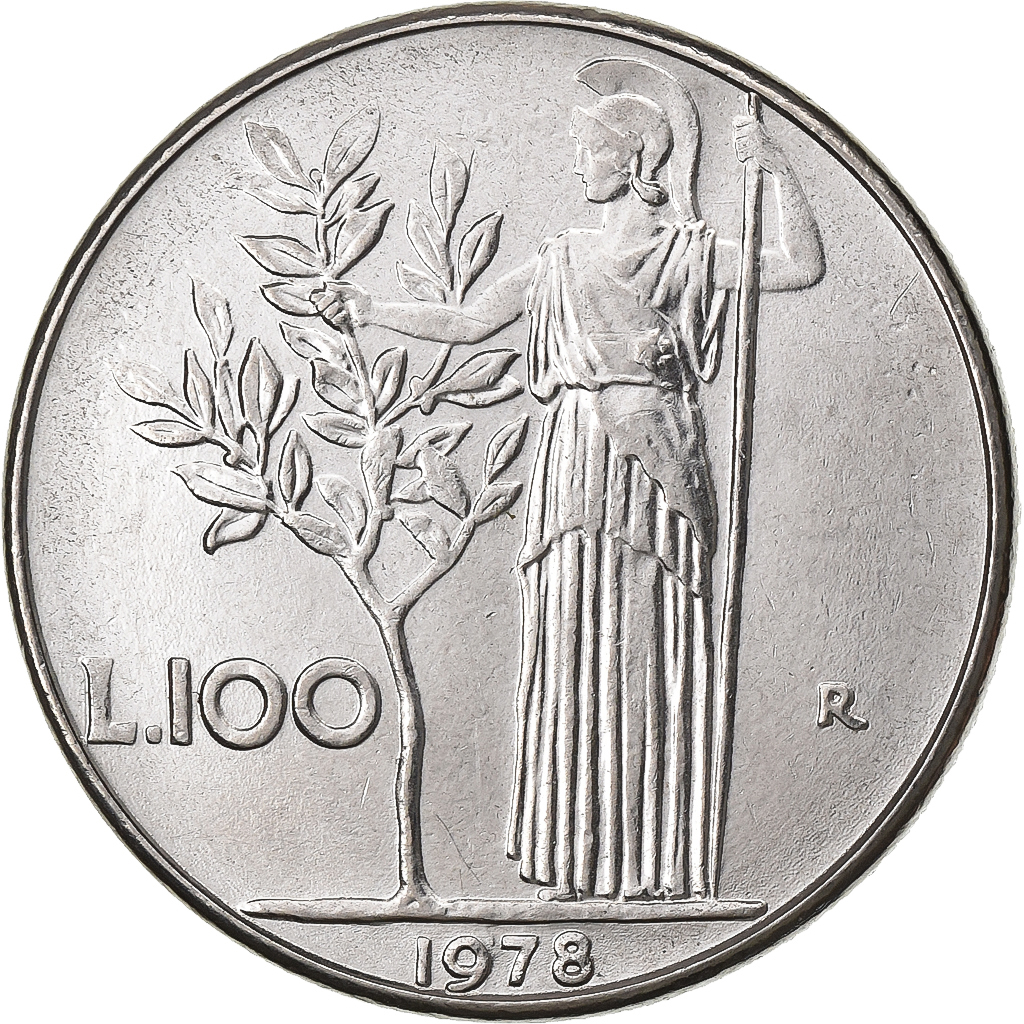 Italy, 100 Lire, 1978, Rome, Stainless Steel, , KM:96.1