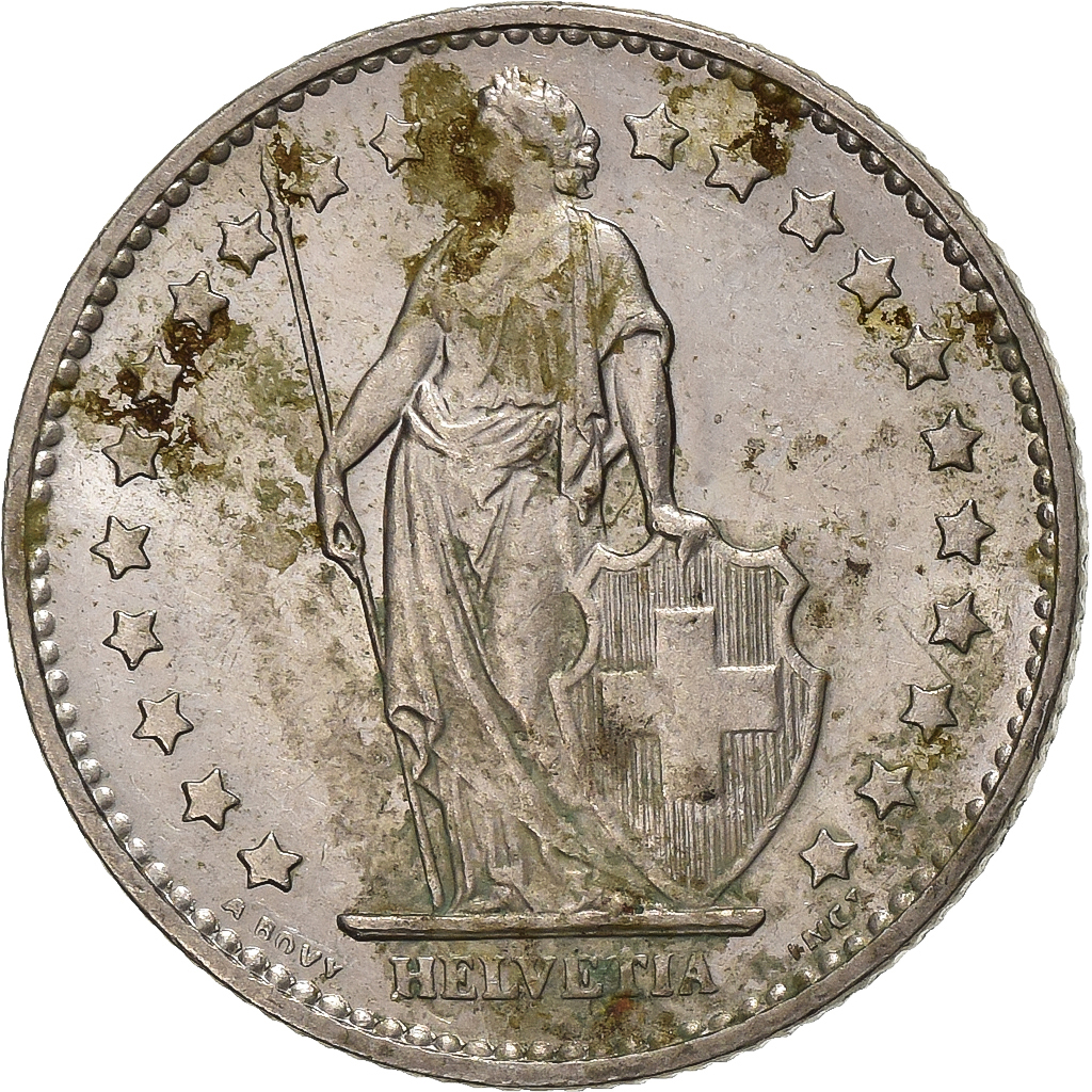 Switzerland, Franc, 1974, Bern, Copper-nickel, , KM:24a.1