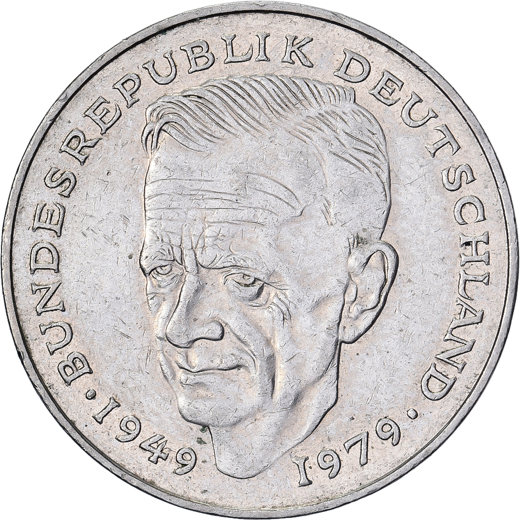 Federal Republic of Germany, 2 Mark, 1983, Munich, Copper-Nickel Clad Nickel