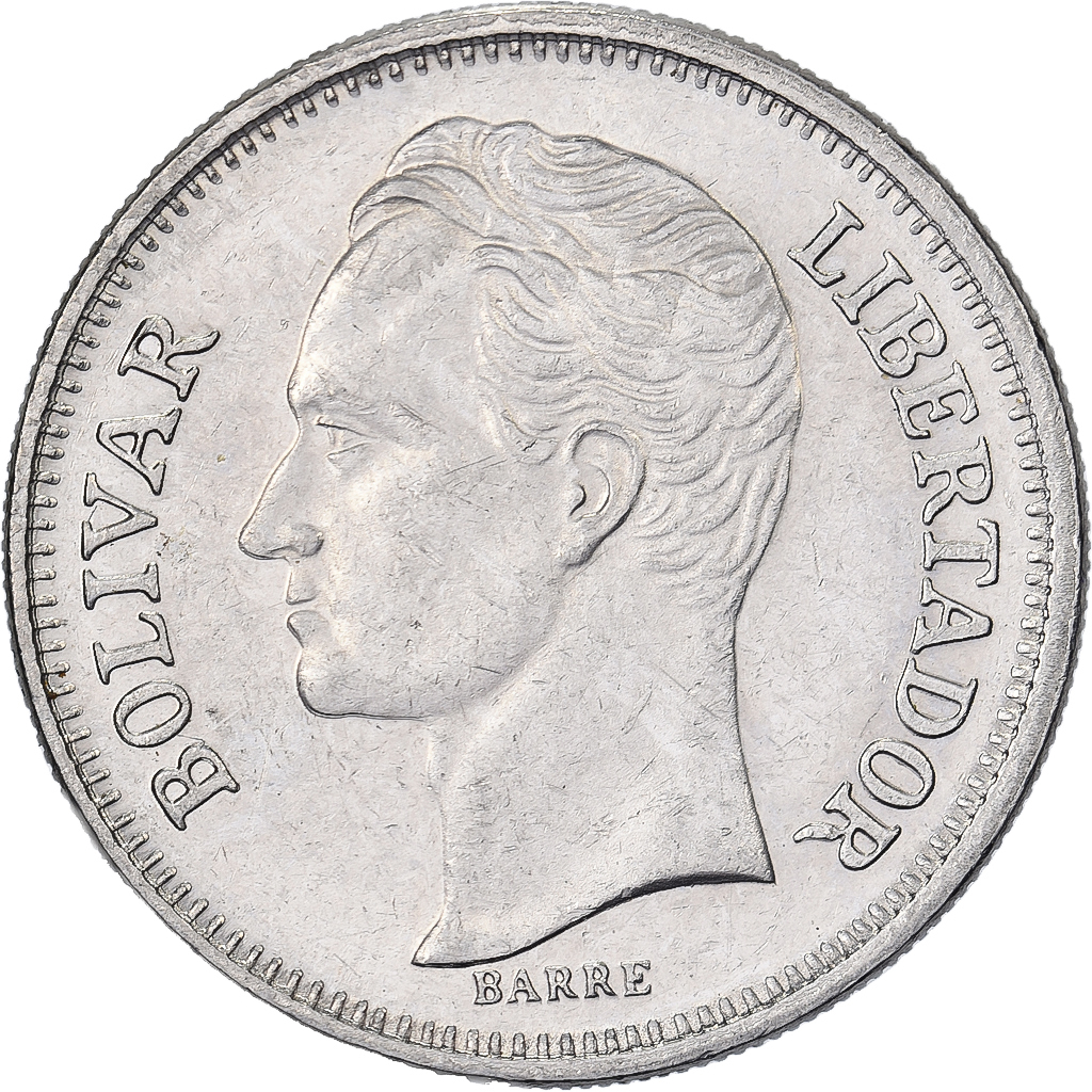 Venezuela, Bolivar, 1989, Werdohl, Nickel Clad Steel, , KM:52a.1