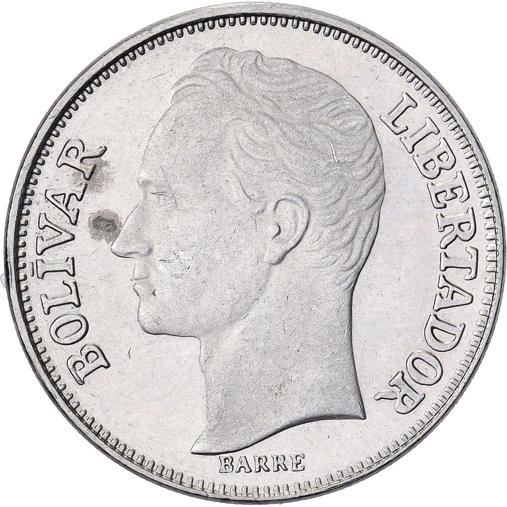 Venezuela, 2 Bolivares, 1989, Nickel, , Gadoury:175, KM:933