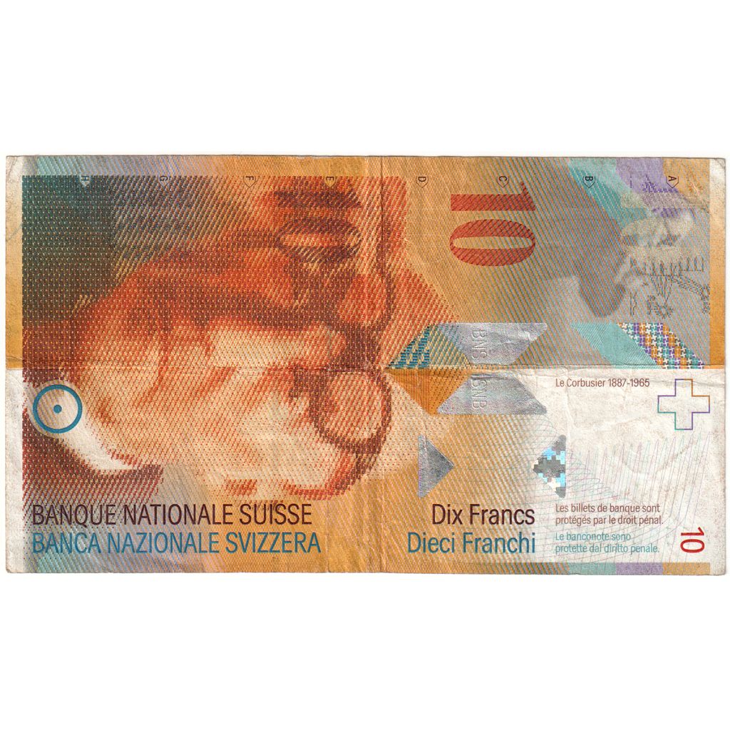Switzerland, 10 Francs, EF(40-45)