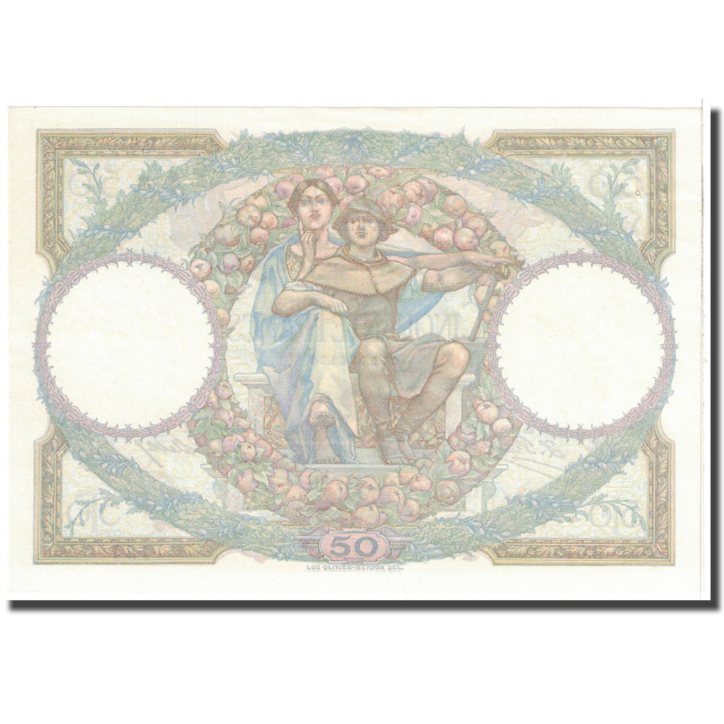 France, 50 Francs, 1927, 1927-05-21, AU(55-58), Fayette:15.1, KM:77a