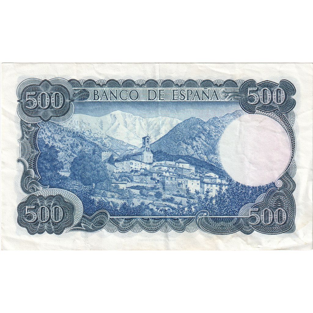 Banknote, Spain, 500 Pesetas, 1971, 1971-07-23, KM:153a, EF